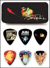 Jimi Hendrix Collector Pick Tins Band of Gypsys, Heavy, 12 Classic Celluloid Picks